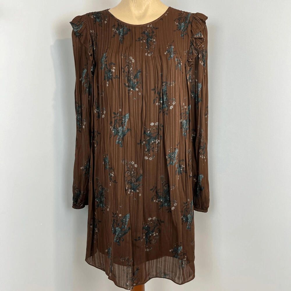 Wilfred Brown Floral Dress